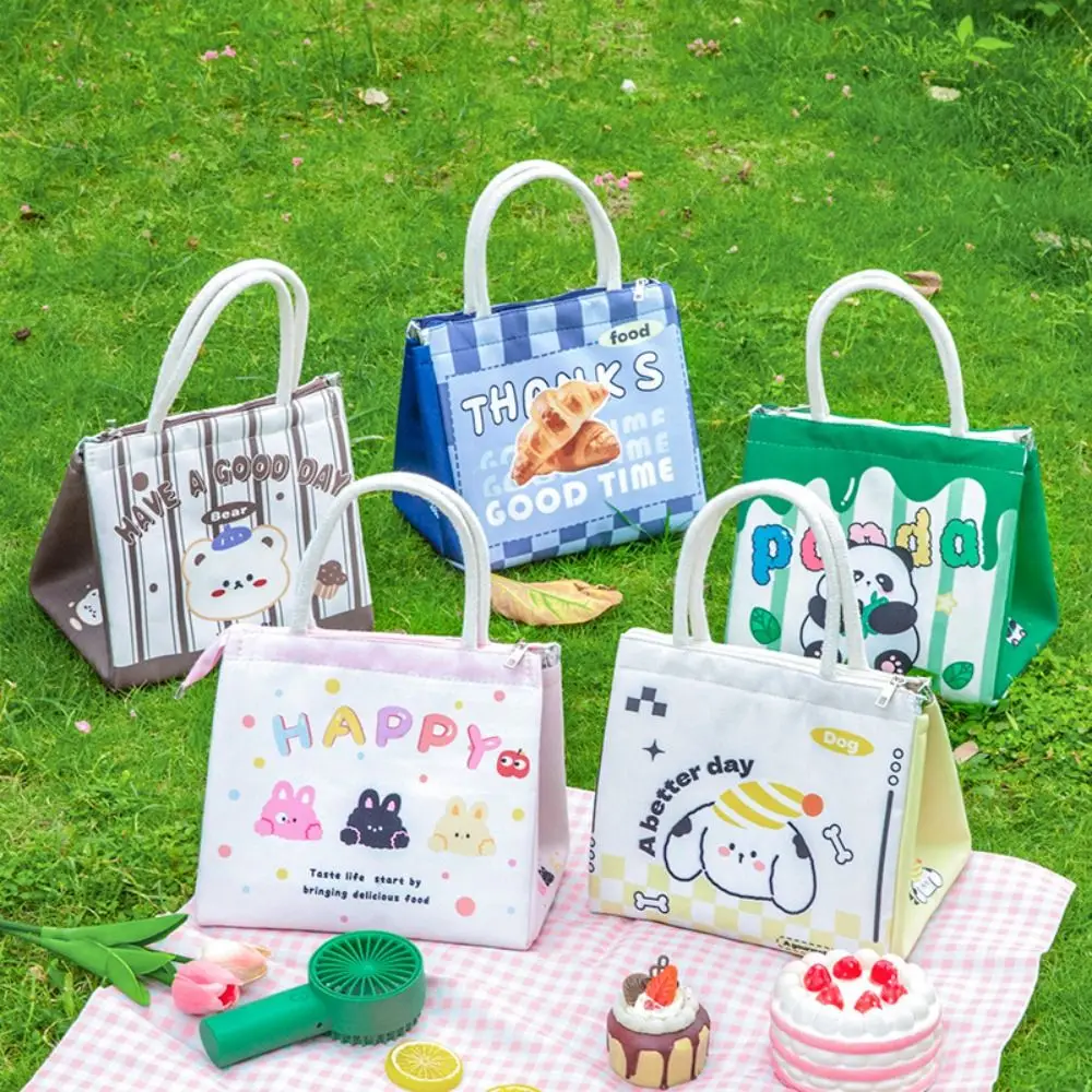 

Водонепроницаемая сумка для обеда с героями мультфильмов, милая алюминиевая пленка, изоляционная сумка-тоут, портативная сумка с ручкой, дорожные сумки для хранения для пикника, кемпинга