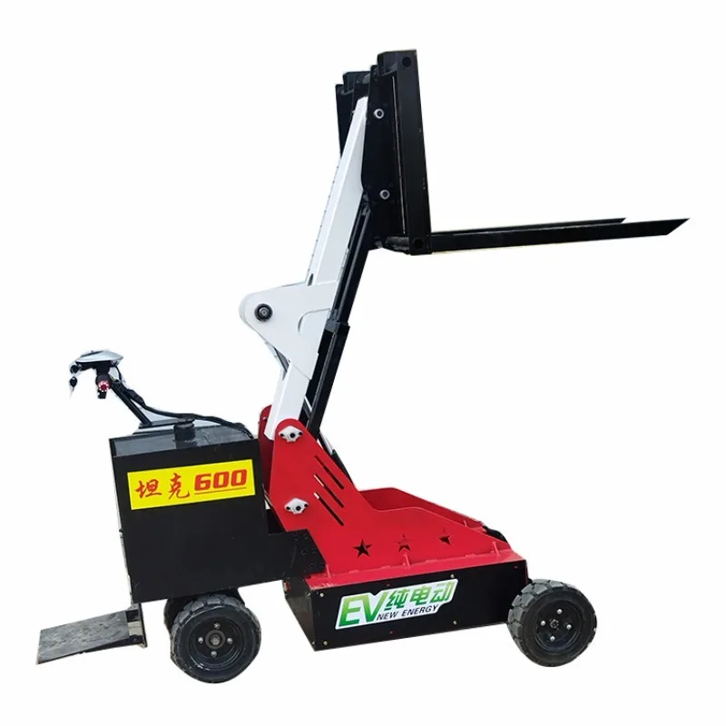Small Cargo Transportation Electric Forklift Storage Stacking Battery Stacker Fully Automatic Lifting Unloading Industrial Use