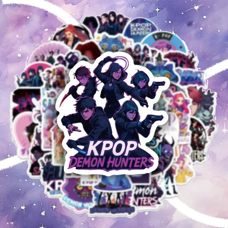 100 قطعة Kpop الشيطان هنتر ملصقات الموضة DIY بها بنفسك الديكور سكيت الأمتعة الكمبيوتر المحمول مكتب ملصقات لعب الأطفال