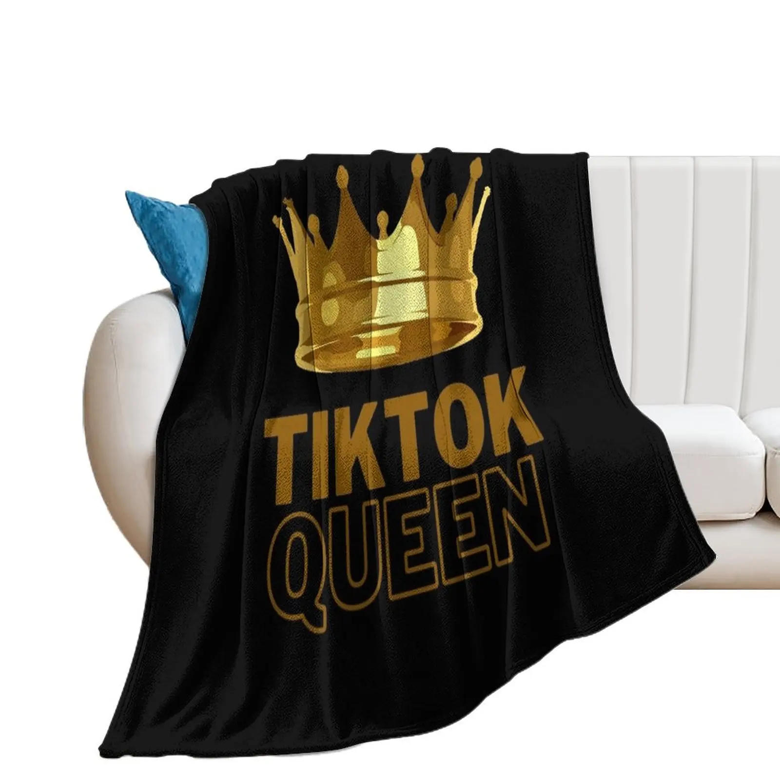 

TikTok queen unique collection Throw Blanket Soft Plaid Sofa Throw Blankets