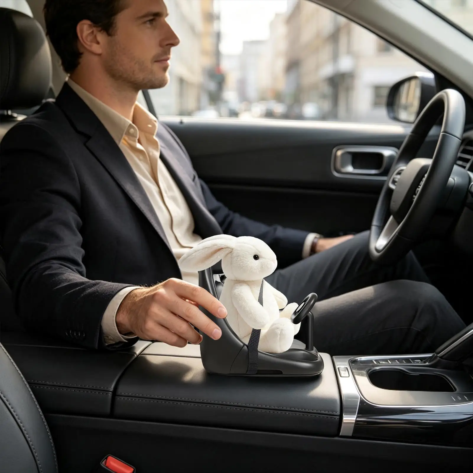 Car Seat For Dolls Adjustable Safety Belt Buckle Interior Accessories Stuffed Animal Car Seat For SUV RV Sedan Truck Travel