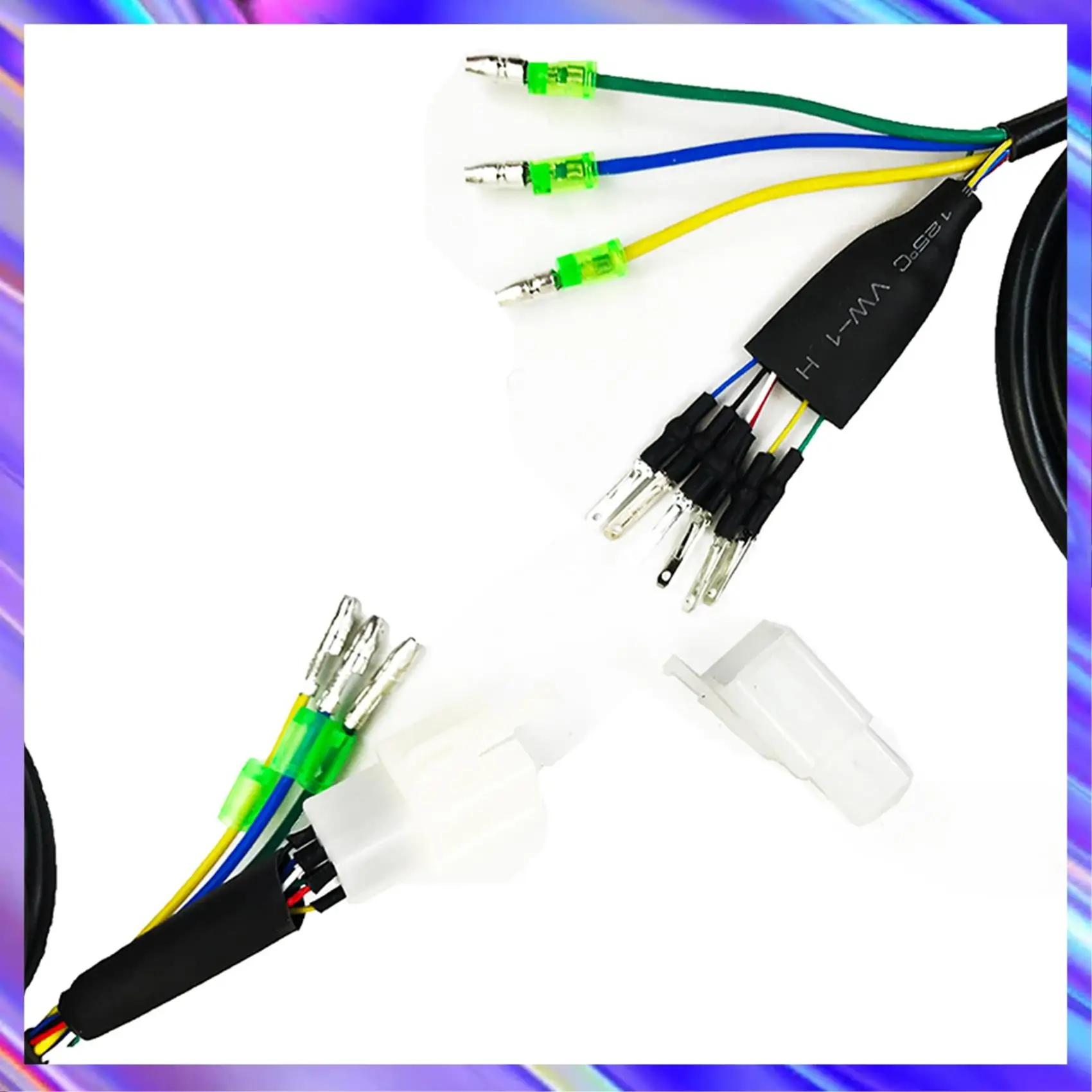 

L71A 2Pcs 60Cm E-Bike 9Pin Motor Convert Extension Cable Cord Waterproof Connector For Bafang Front Rear Wheel Hub Motors