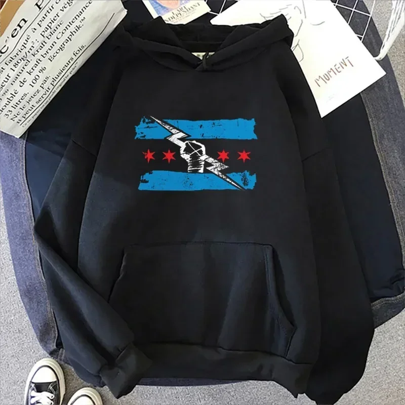 

Autumn and Winter New Casual Punk Men's Hoodie Sports Sweatshirt Famous Brand Wrestler Returns Street Sports Casual Pullover