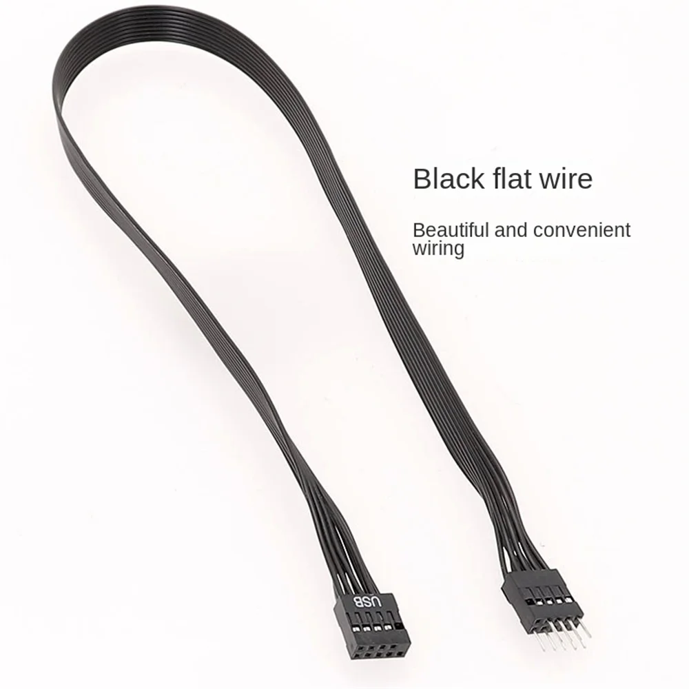 Dupont Mini USB 2,0mm 10pin Buchse zu Dupont USB 2,54mm 9pin Stecker Verlängerung kabel für PC Motherboard 12cm