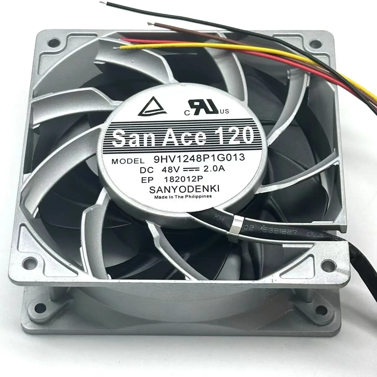 Sanyo Denki 9HV1248P1G013 DC 48V 2.0A 120x120x38mm 4-Wire Server Cooling Fan