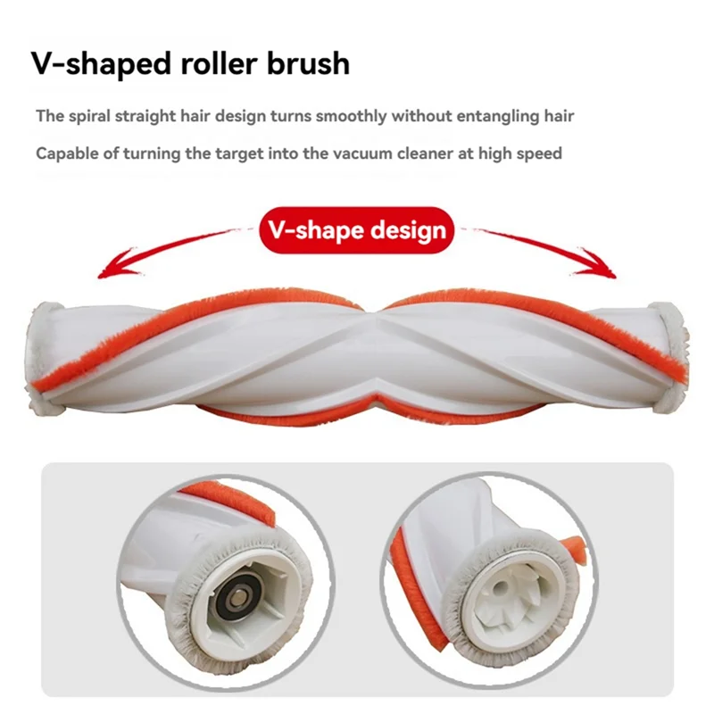 WHYY-カーペットローラーブラシ Forxiaomi G9/G10 コードレス掃除機 V 形状メインローリングブラシ掃除機部品