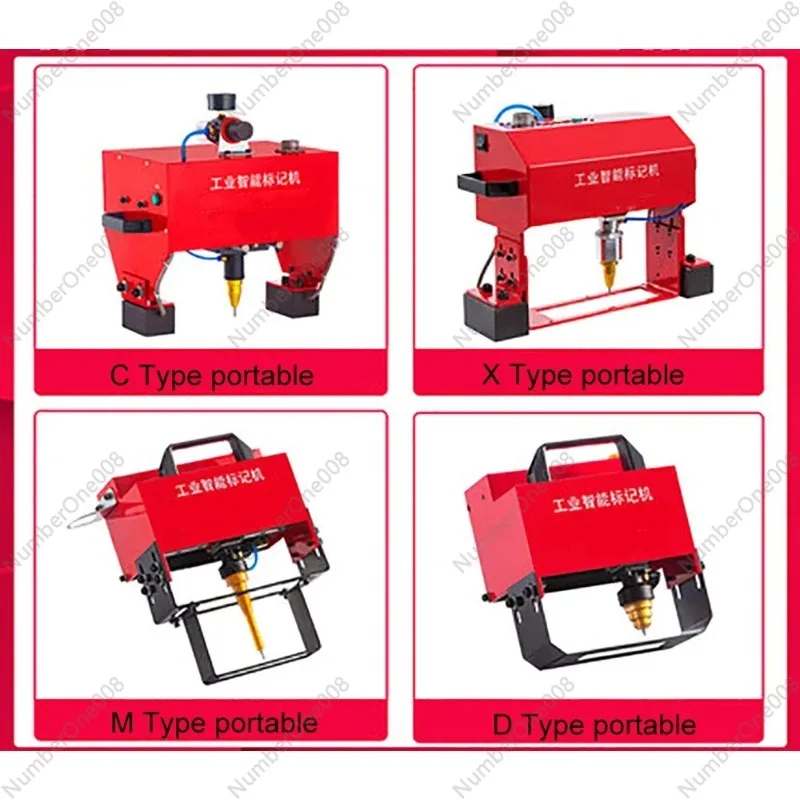 CFZHTE المحمولة المعادن الهوائية نقطة Peen آلة وسم لرمز VIN 140x40 مللي متر الإطار الهيكل رقم بمناسبة 220 فولت 110 فولت