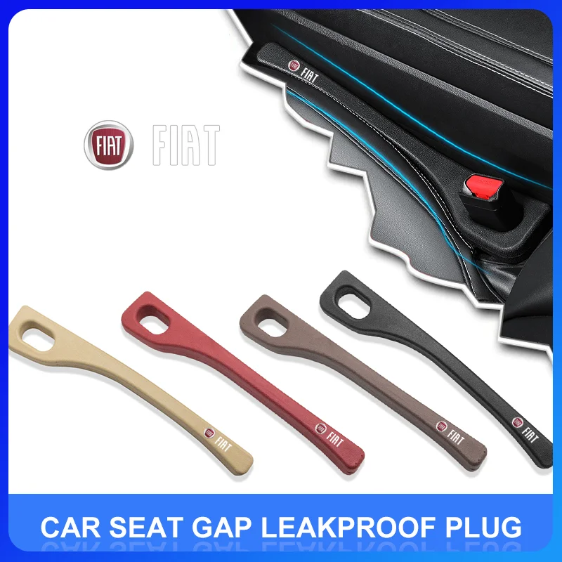 For FIAT 500 Grande Stilo Freemont Punto Astra Bravo Ducato 2Pcs Car Seat Gap Filler Side Seam Plug Strip Car Accessories