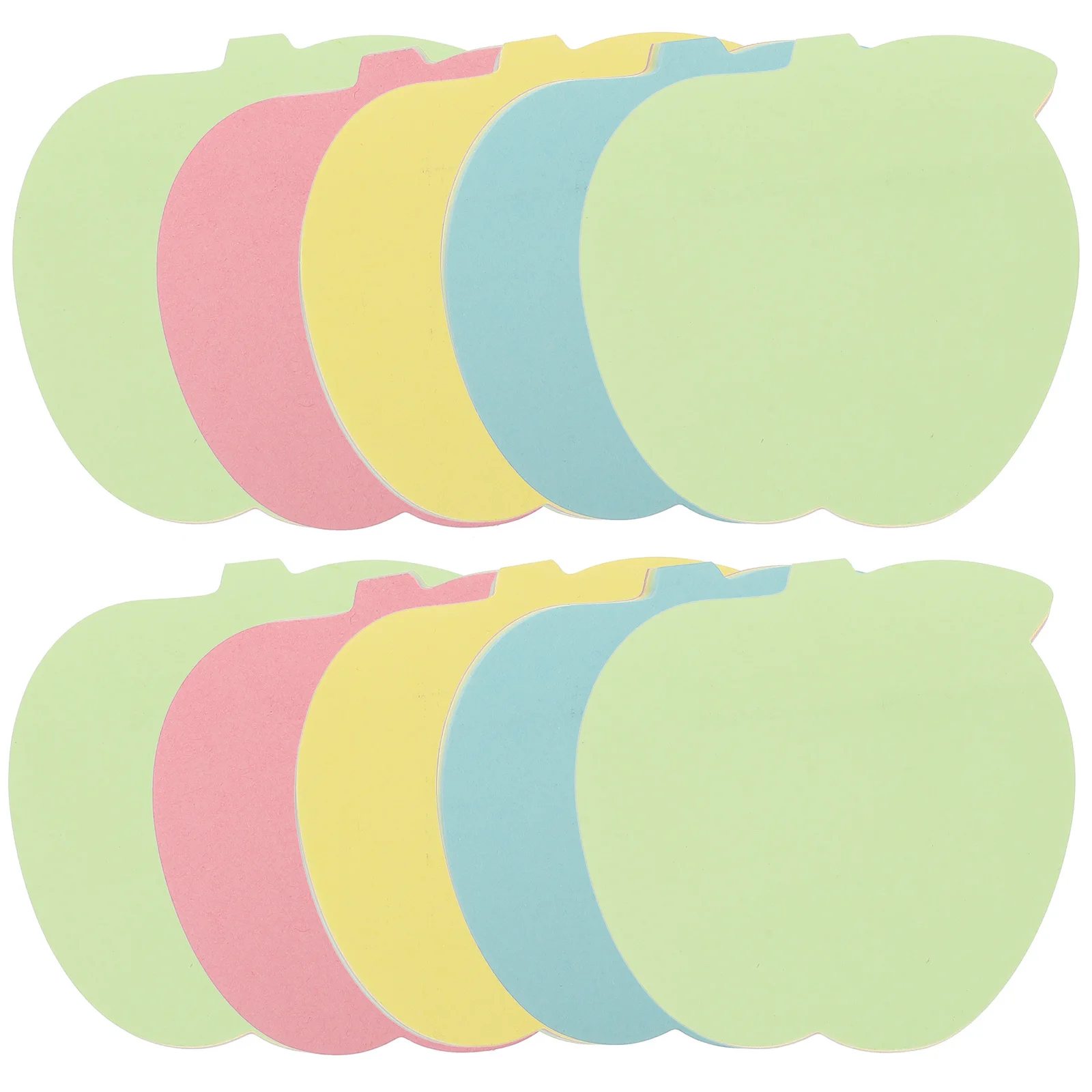

10 Sets Memo Pads Tearable Self-Adhesive Note Stickers Portable Compact For Office School Home Use Animal Pattern Daily Memo