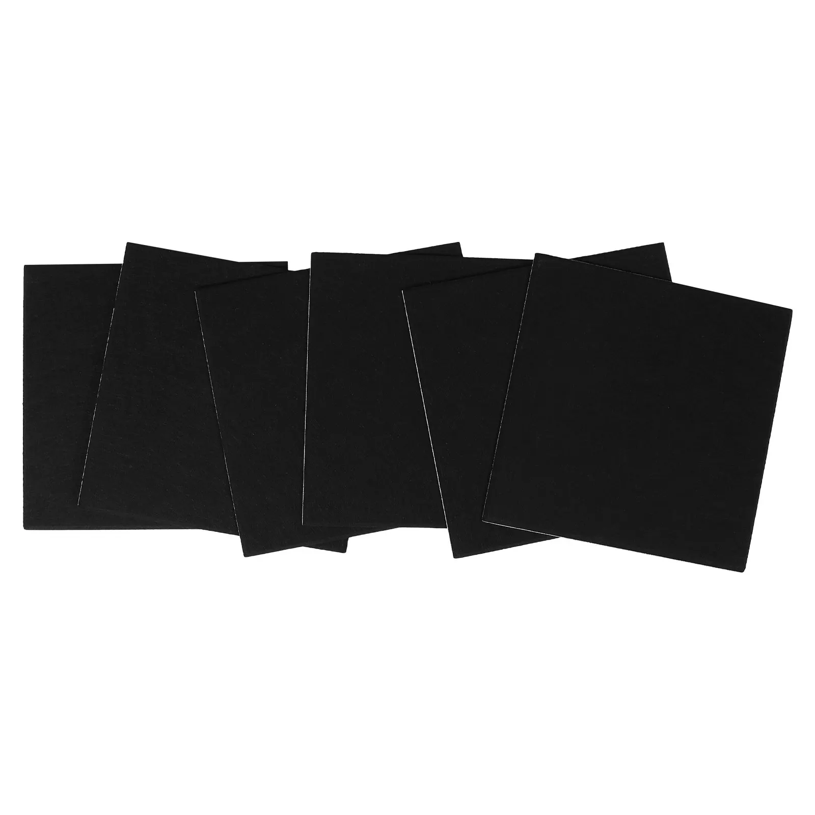 

6Pcs Acoustic Sound Absorbing Panels Self Adhesive High Density Polyester Wall Tiles Noise Reduction Office Studio Soundproofing