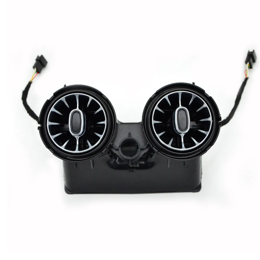 unique HYDAUTOA  3 CoLOrs Rear Air Conditioning Vent LED Turbine with Ambient Lightfor Mercedes Benz C Class W205 2015-2021