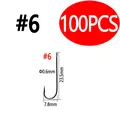 100 piezas Tamaño 6