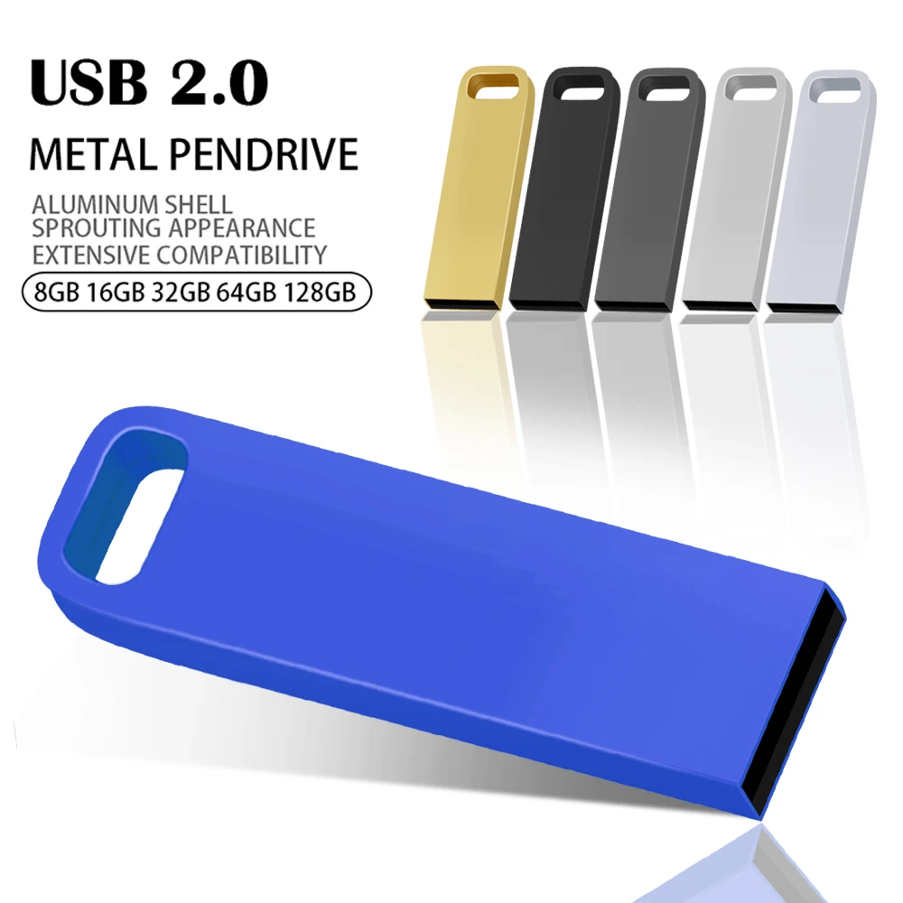 Metall Usb Flash Drive 64gb 32gb 16gb 8gb usb-stick wasserdicht usb memoria stick für Laptop anpassen Logo fotografie