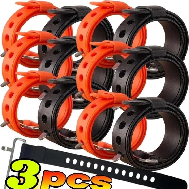 Ties Reusable Elastic Bundling Straps Cable Organizer Belt for Outdoor Camping Gear Luggage Cargo Storage Securing 30/ 50cm Tool