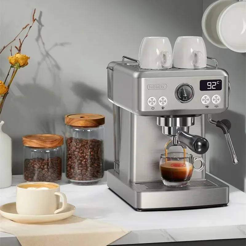 Espresso semi-automatic coffee machine, PID temperature control, a variety of grinding settings, to meet different needs