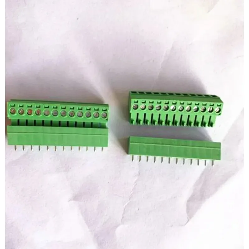 100sets Plug-in terminal block KF2EDGK-pitch 3.5MM 2P 3P 4P ~ 10P Phoenix terminal Straight needle seat