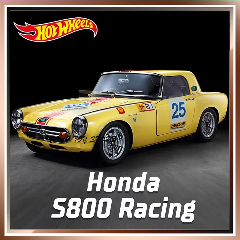 Hot Wheels Honda S800 Collected C4982 Alloy Car Model New Arrive 24P  Hot Sports Car Model Room Ornament Children Birthday Gift