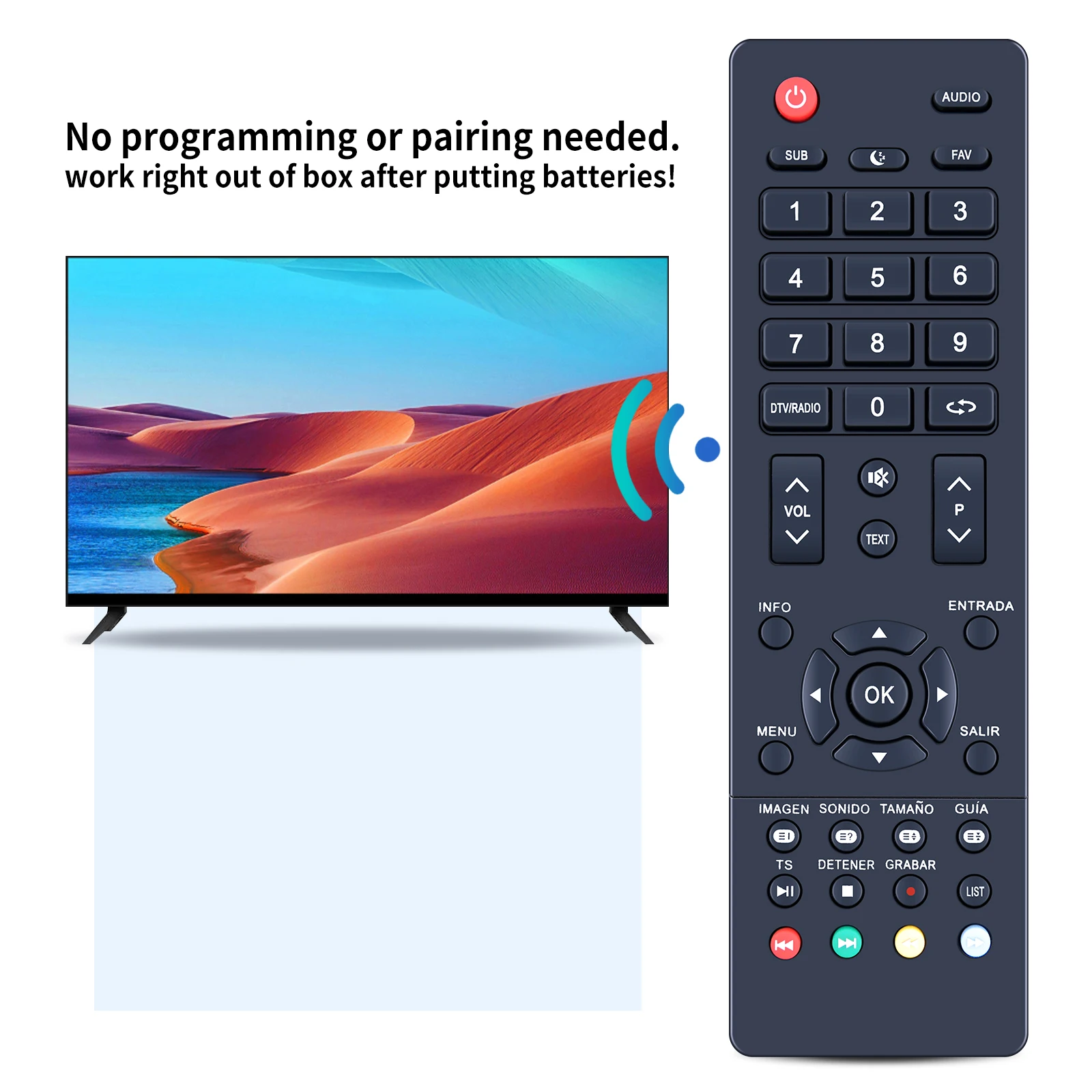 جهاز التحكم عن بعد لأنظمة TD K24DLM8HS K32DLM7H K40DLM7F K49DLM8U 4K التلفزيون الذكي