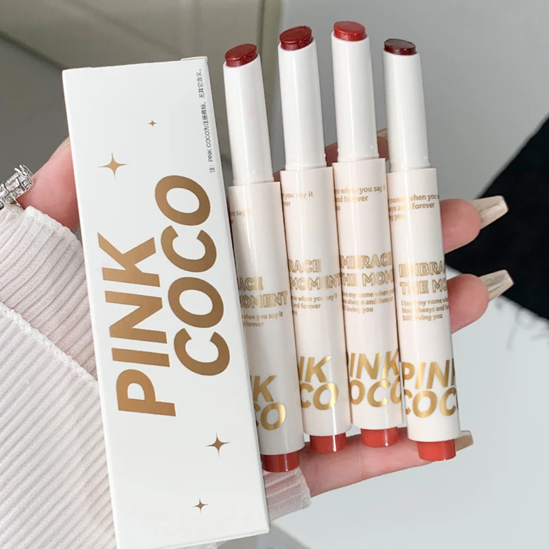 PINKCOCO Floral Whisper Moisturizing Mirror Shine Lipstick – Glossy Jelly Finish, Hydrating Lip Balm Mirror Glitter Lipstick Pen