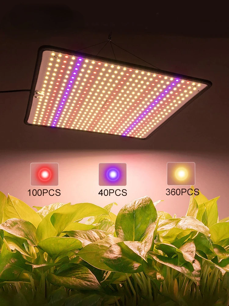 

Grow Tents Flowering Quantum Board Led Grow Light Full Spectrum Lamp for Plants Indoor Growth Light 1200W