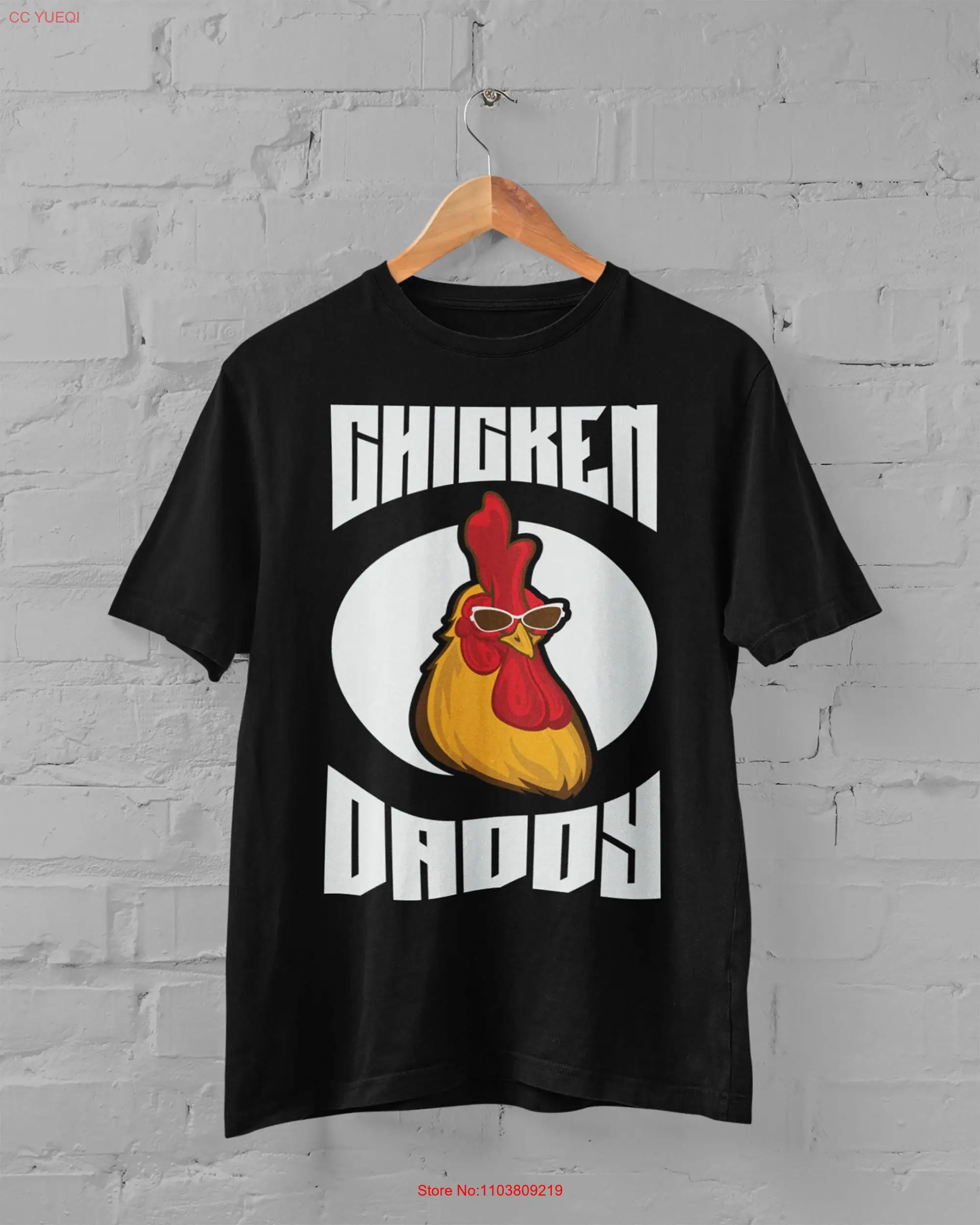 Футболка Dad Ферма для мужчин Chicken Daddy Farming s Girl с длинными или короткими рукавами