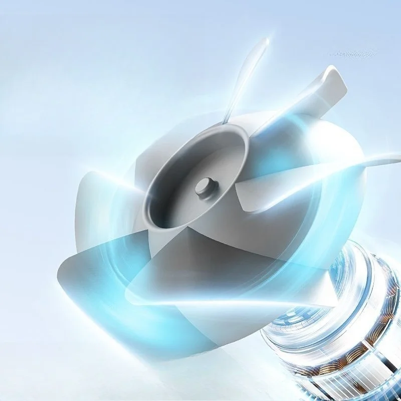 

Wall-mounted small fan, no punching, household silent