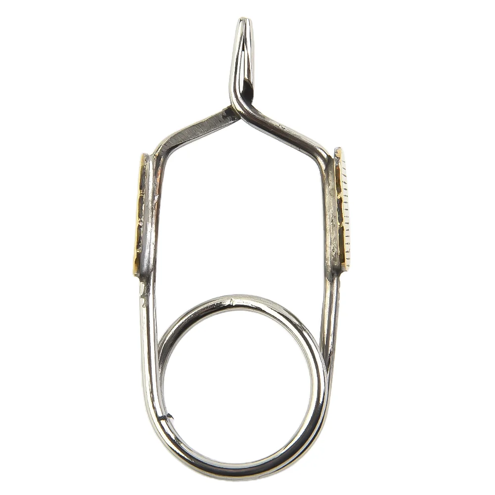 

Fly Tying Tool Stainless Steel Hackle Pliers 2.44 inch Length Non Slip Grip for Stable Feather Handling During Binding Process