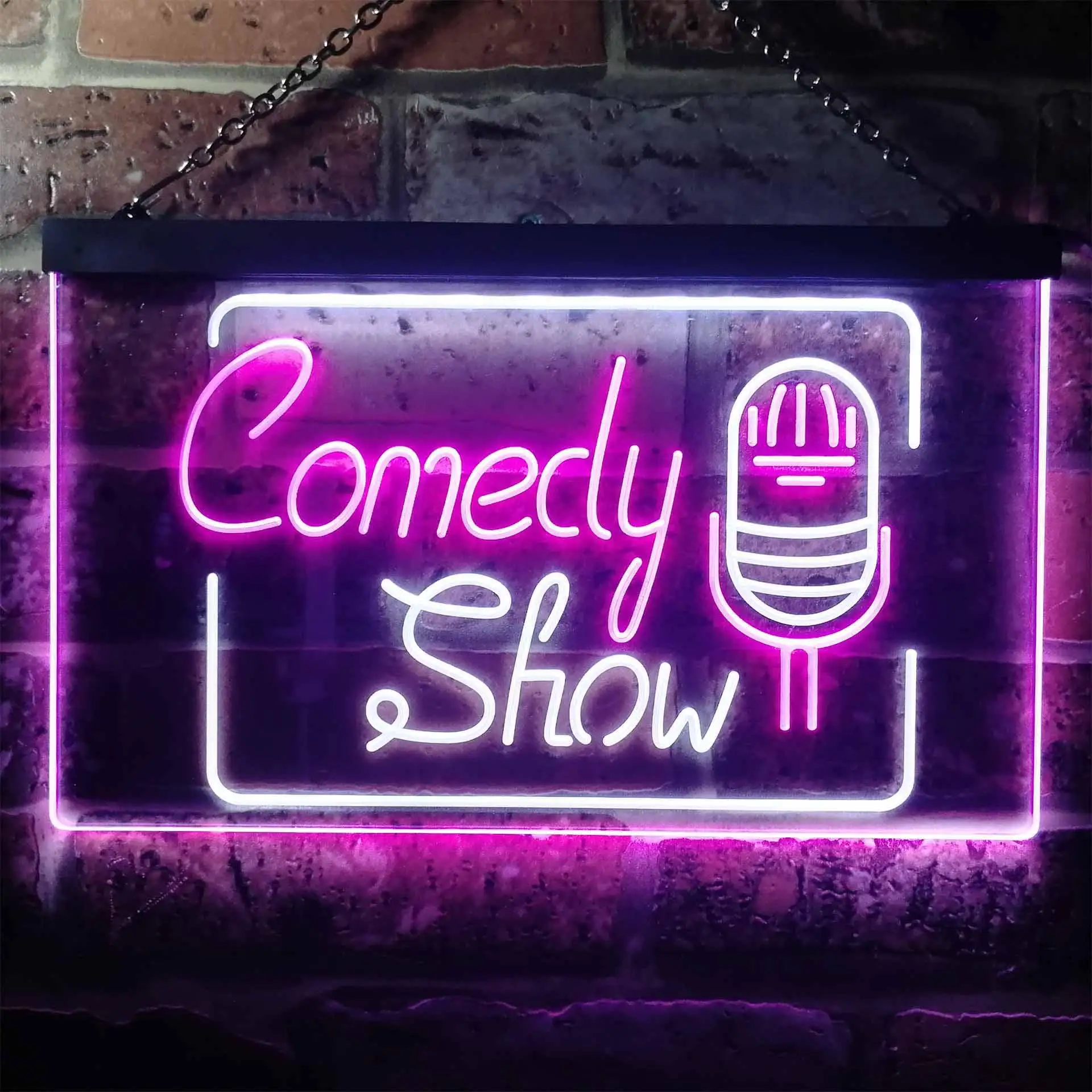 

Comedy Show Room Decoration Dual Color Led Neon Sign st6-i3238