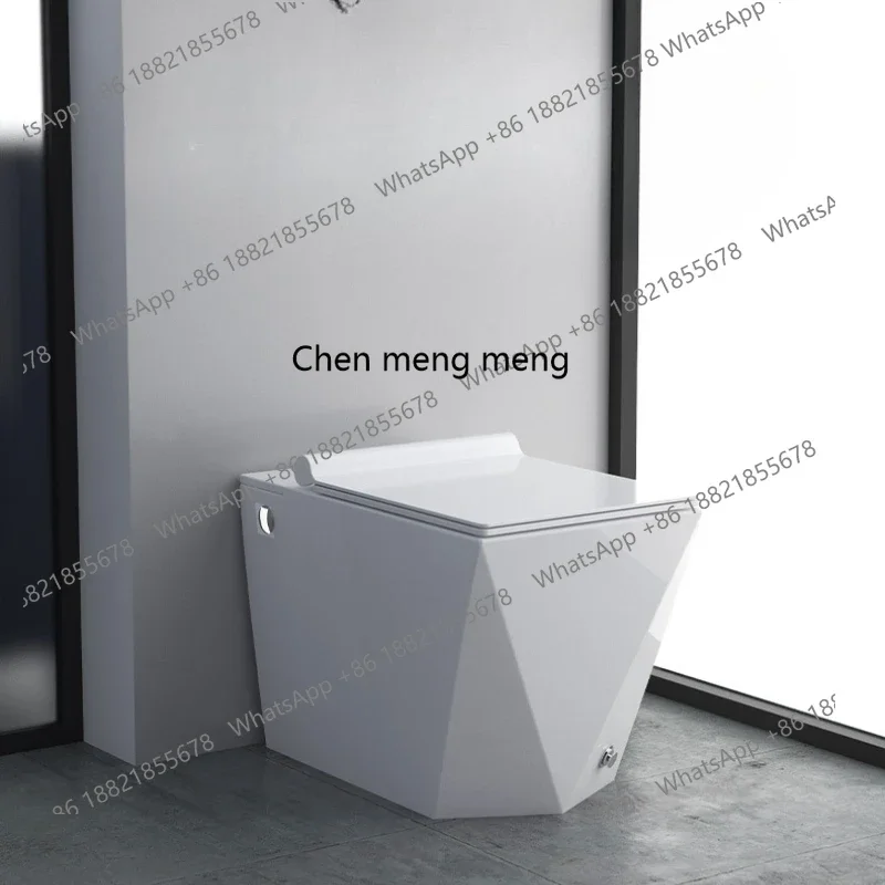 

Z189 58CM small apartment black pulse toilet, household toilet siphon water-saving color