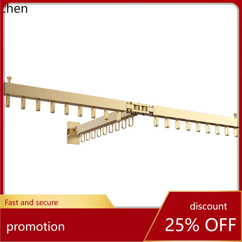 

YFY foldable clothes drying rack balcony telescopic for home invisible wall-mounted indoor and outdoor wall quilt drying rod