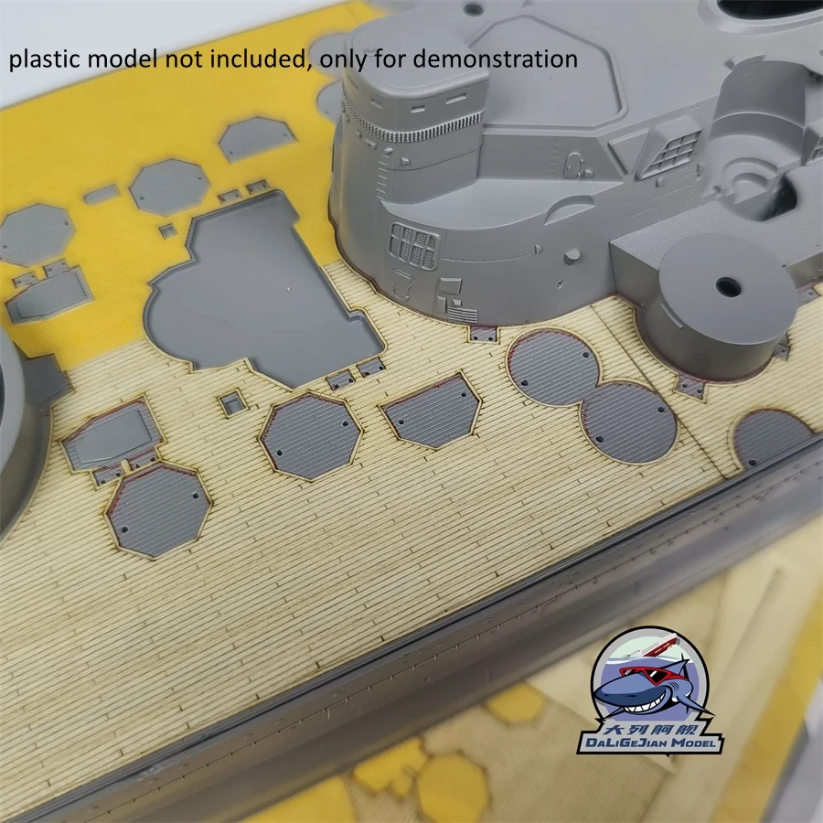 1/350 Scale Wooden Deck Masking Sheet for Border BS-004 Imperial Japanese Navy Battleship Yamato Model Kit CY350112 - Image 4