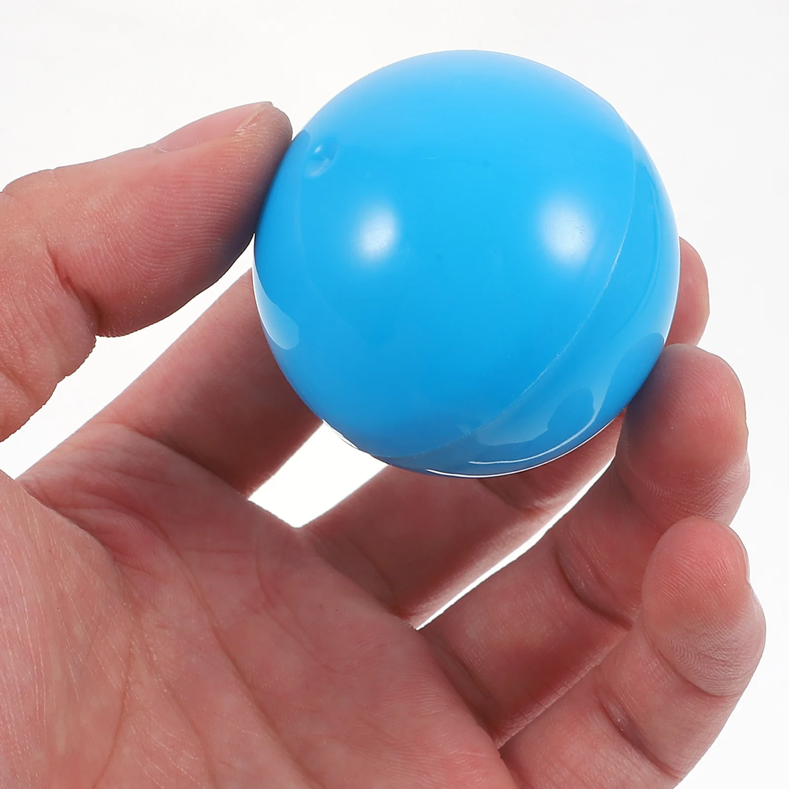 50 ชิ้นที่มีสีสัน Shell Gumball เครื่องแคปซูลพลาสติกคอนเทนเนอร์เปล่ารอบหยอดเหรียญลูกเติม