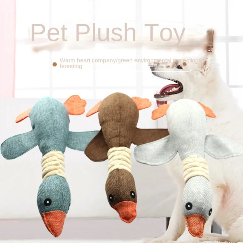 

New Pet Toys, Wild Goose, Sound-Resistant, Bite-Resistant, Teeth-Cleaning, Dog and Cat Pet Supplies