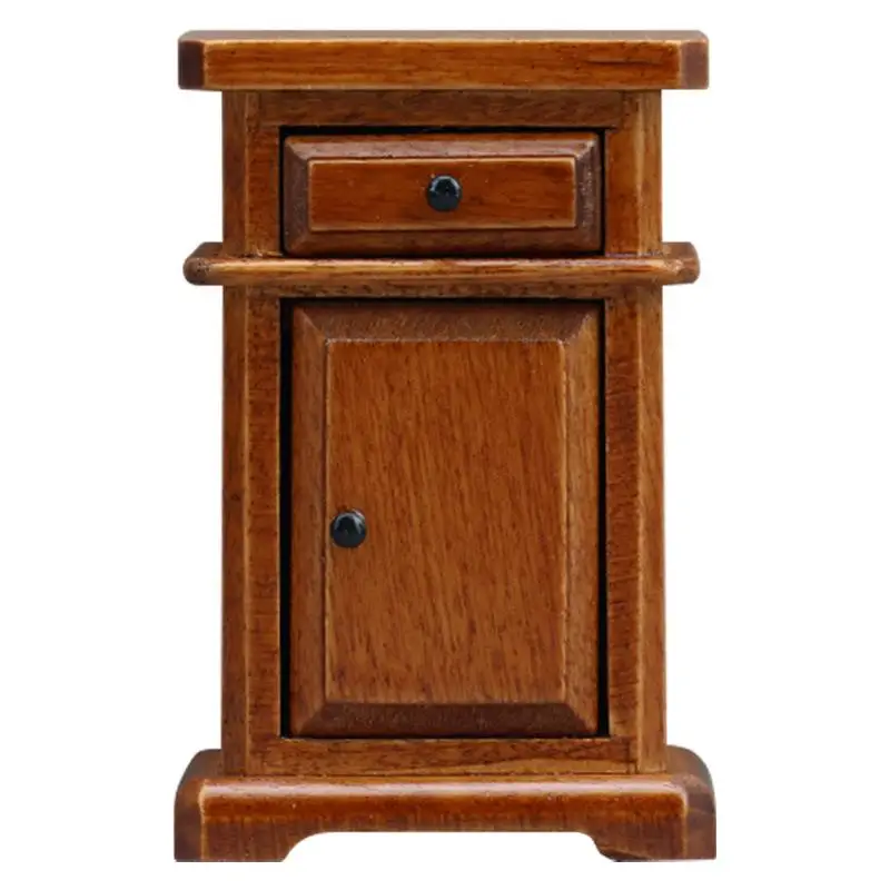 1:12 Casa delle bambole in miniatura Camera da letto Comodino Mobili Modello di casa Decorazione Giocattolo Accessori per casa delle bambole