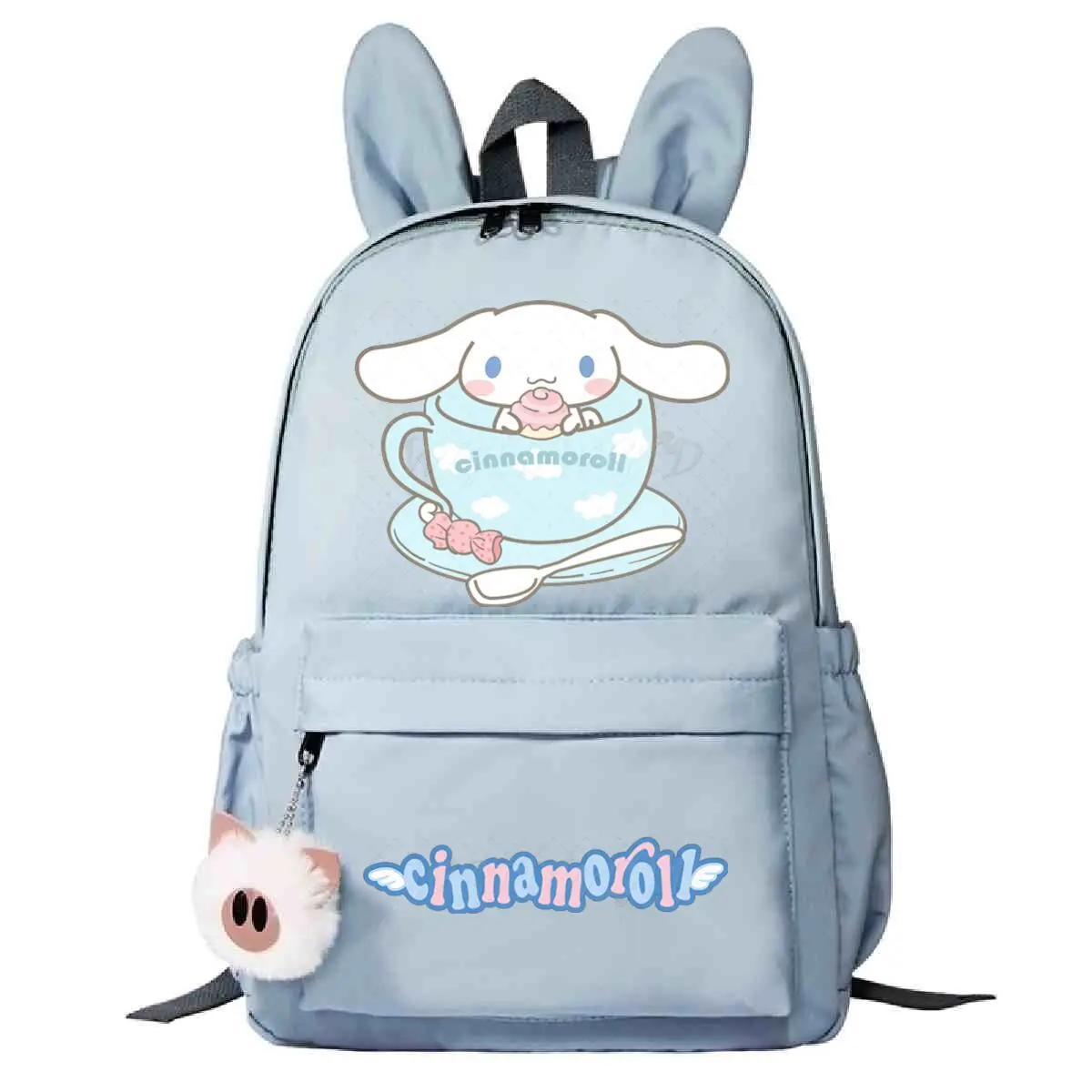 

Cute Cinnamoroll Backpack for Girls Teenager Children Rucksack Student Schoolbags Rabbit Ears Travel Backpacks Cartoon Mochila