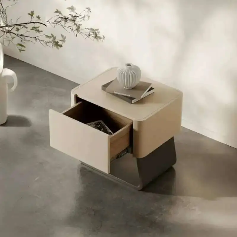 

Simple Nightstand Storage Italian Modern Nordic Luxury Bedside Table Trendy Aesthetic Mesitas De Noche Bedroom Furniture