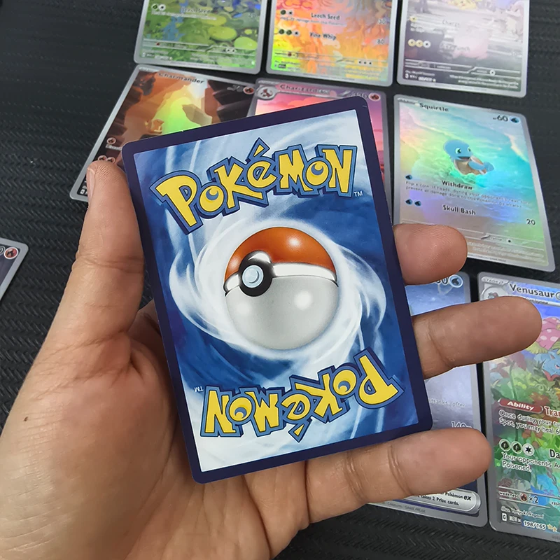 การ์ดสะสมอนิเมชั่นชุด Pocket 151 จำนวน 10 ชิ้น/ชุด ชาริซาร์ด วีนัสอร์ บลาสทอยส์ EX PTCG SAR สการ์เล็ต ไวโอเล็ต การ์ดเกมแฟลช