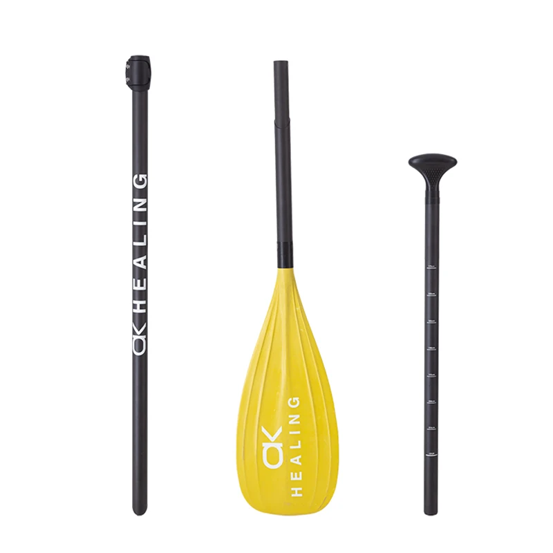 

Factory Direct OKHEALING Light Sup Paddle Carbon Fiber Inflatable Surfboard 45° Shafting Anti-twist 175-210cm Water Sports OEM