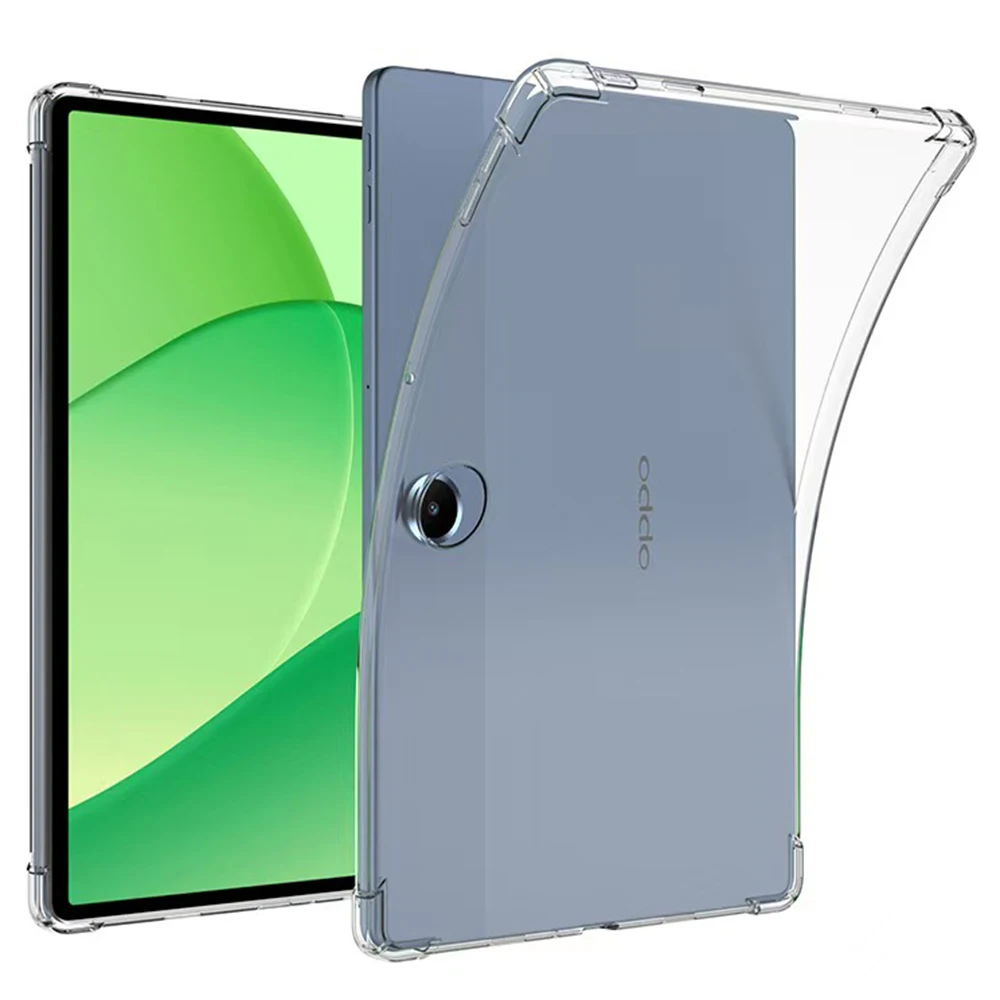 For Oppo Pad SE Case Four Corner Shockproof Clear Tablet TPU Cover