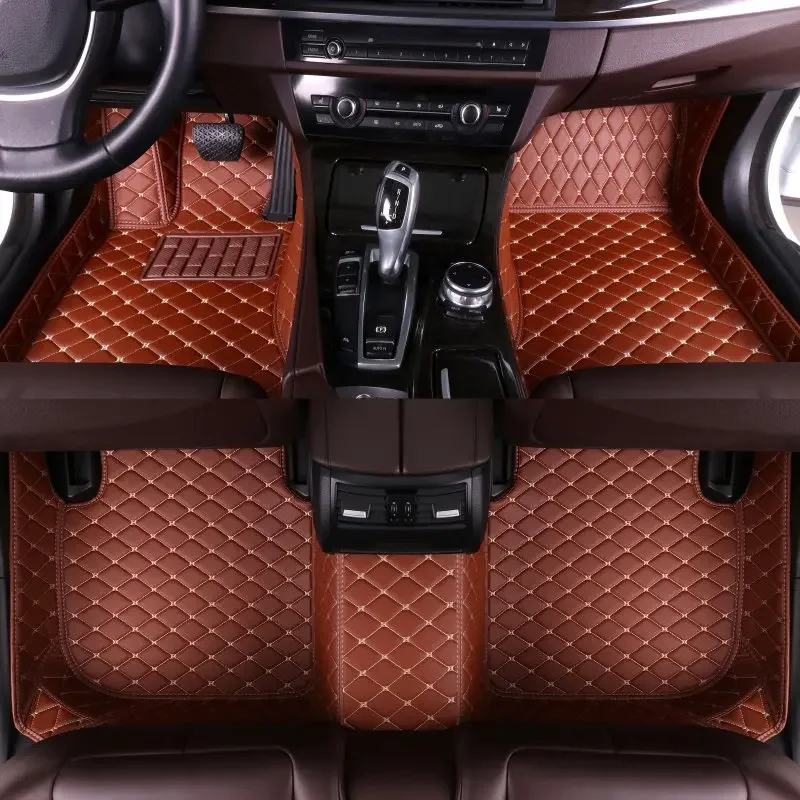 For Volvo S90 2017-2023 Auto Car Floor Mats All-Weather TPE Foot Mats Odorless Pad Waterproof Tray Mat Interior Accessories