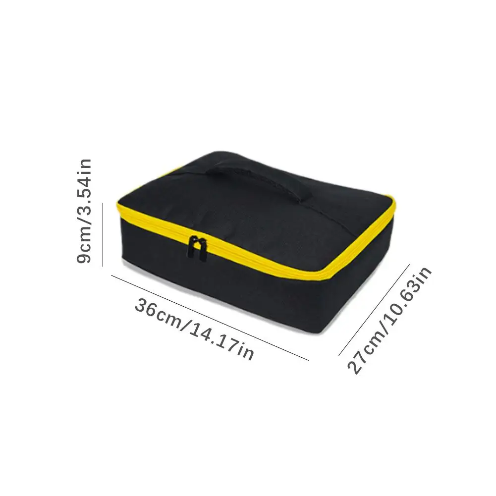 Caixa de ferramentas portátil de tecido oxford EVA, à prova d'água, à prova de choque, bolsa de ferramentas de grande capacidade para hardware de broca elétrica