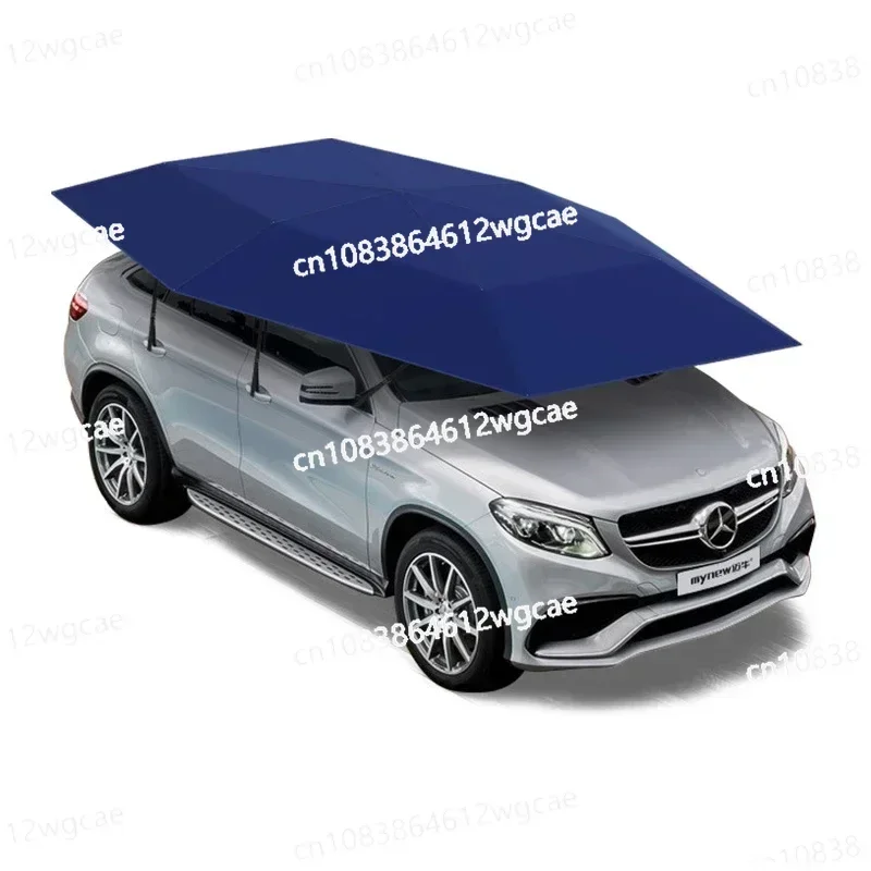 Car Sunshade Umbrella 4.8/4.2M Automatic Car Sunshade Mobile Canopy Anti-Hail/Anti-Falling Object Retractable Automobiles Parts