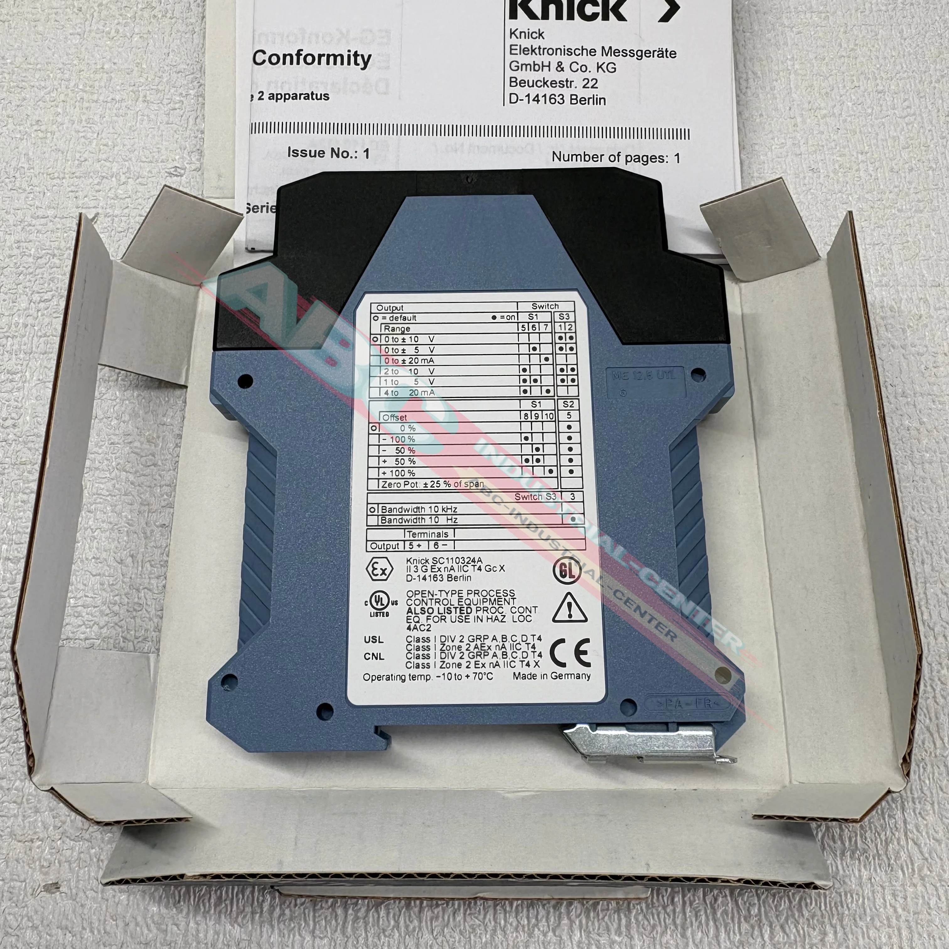 

safety barrier isolator P27000H1-S002 P27000H1-S001 100%NEW