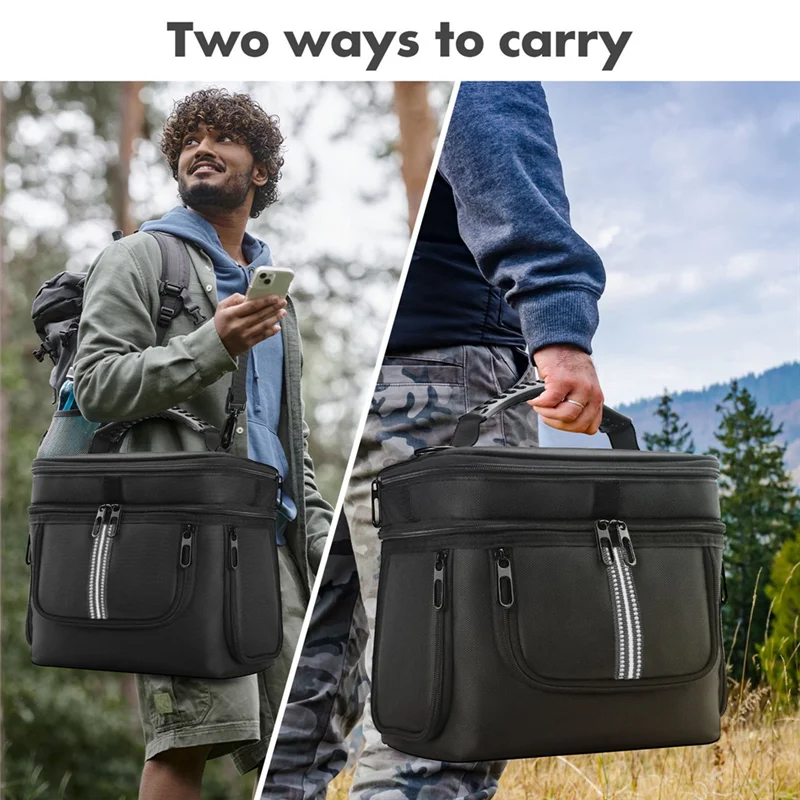 حافظة واقية لحمل أداء مستقر لهاتف BLUETTI BT-02 AC2A حقيبة سفر محطة طاقة محمولة مع مقبض وكتف S