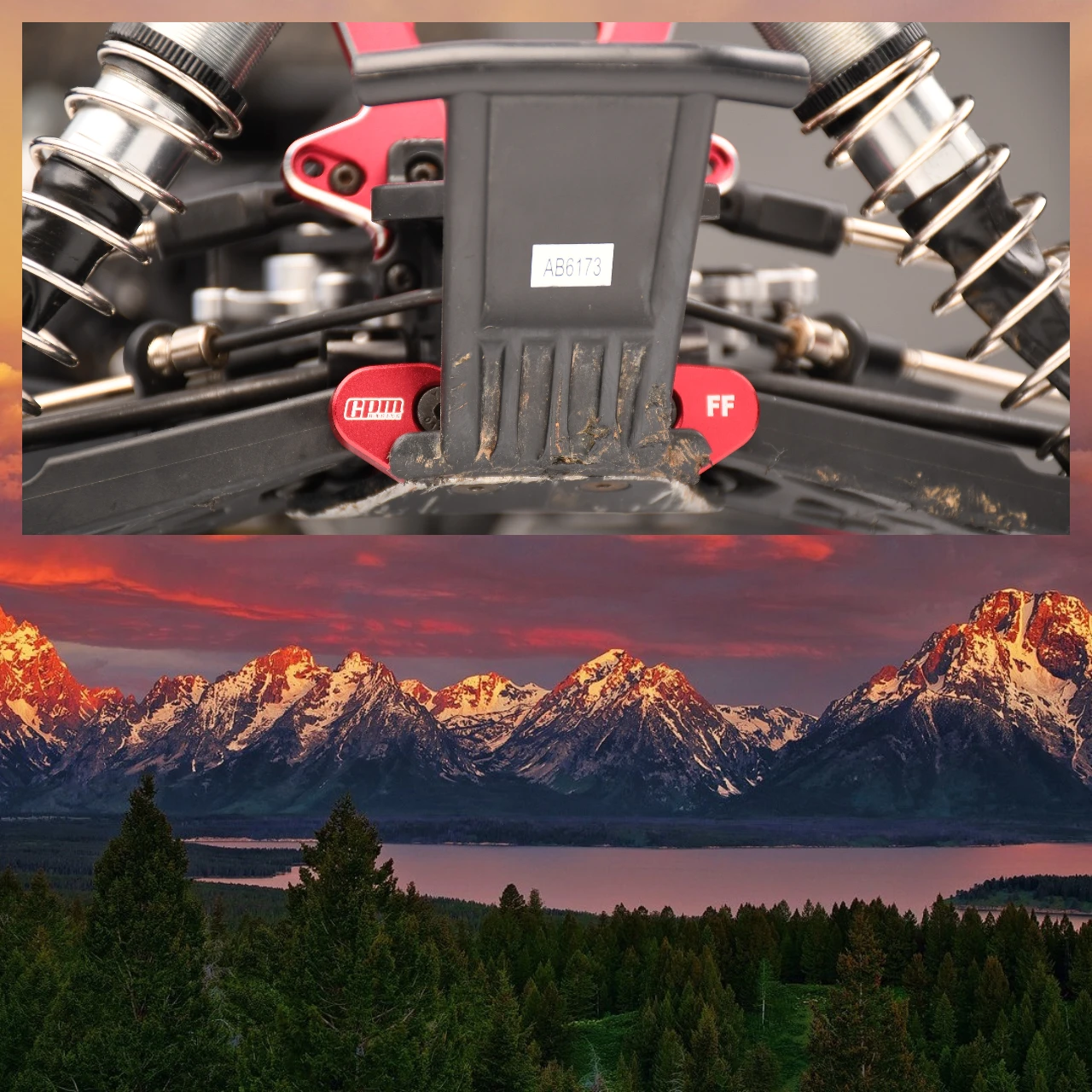 GPM 7075 حامل تعليق أمامي سفلي من خليط معدني لـ LOSI 8IGHT-X Lasernut 8XE 8XTE #1