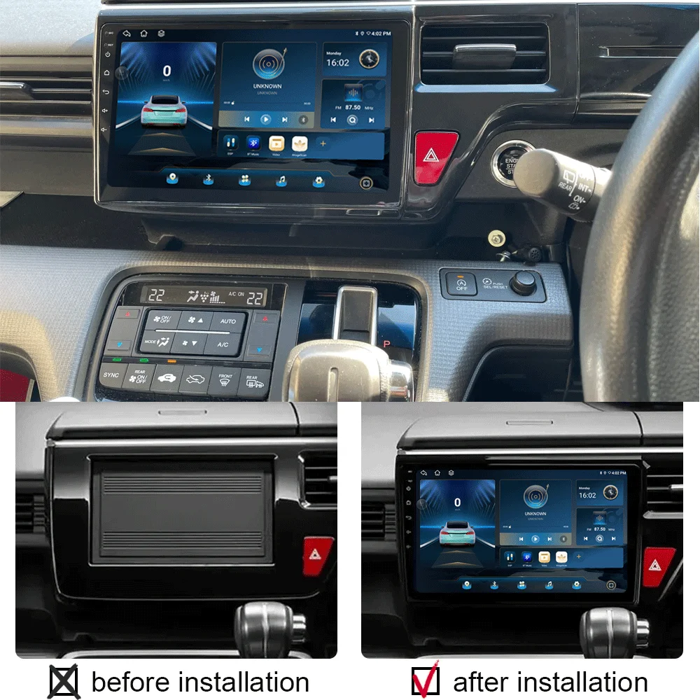 Android 16 CarPlay Android Auto Radio For Honda Stepwgn 5 2015 - 2021 Multimedia Video Player 2din Stereo  Screen GPS Navigation