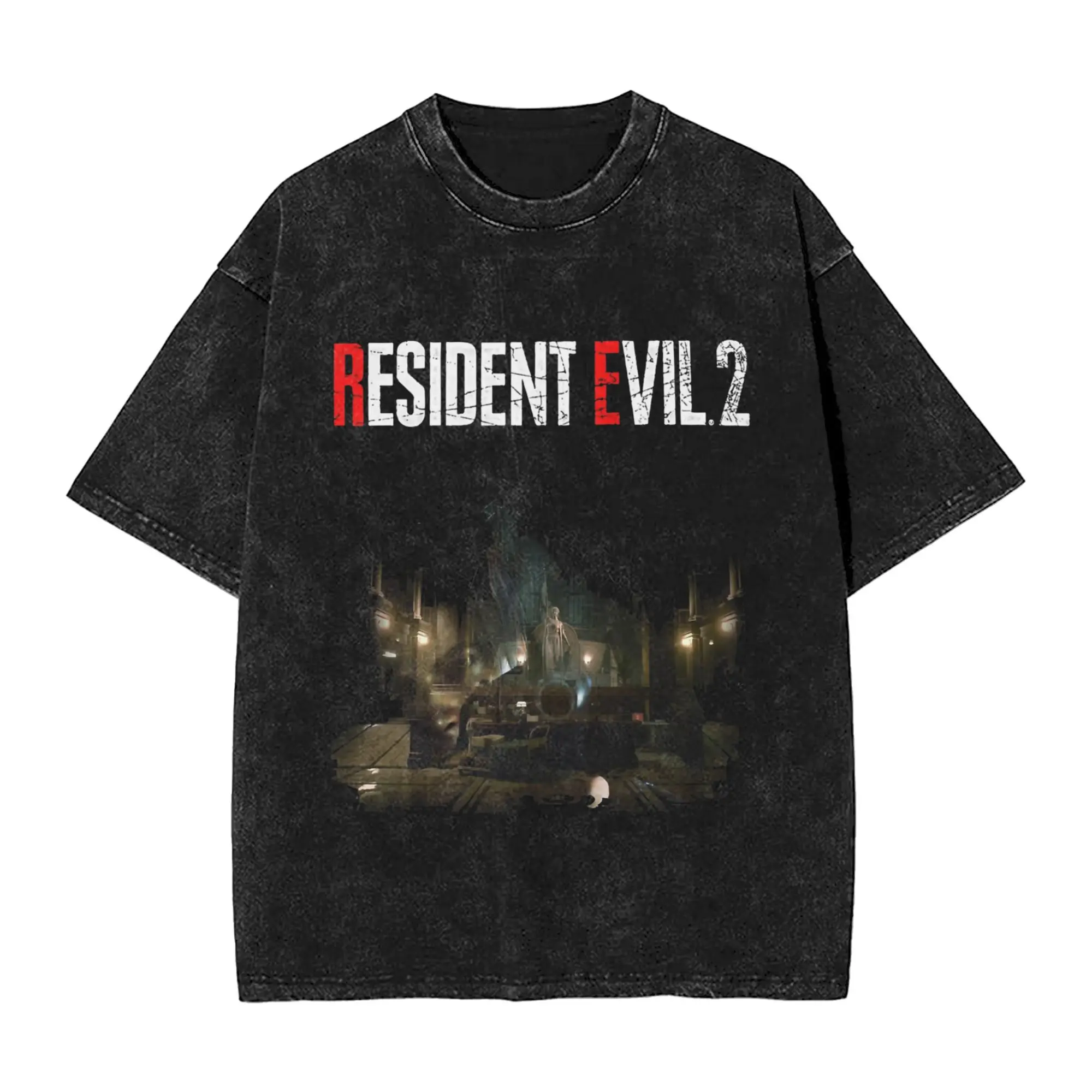 

The Evil Within T-Shirt Summer Y2K Funny T-Shirts Cotton Hip Hop Tee Shirt For Male Short-Sleeve Loose Top Tees