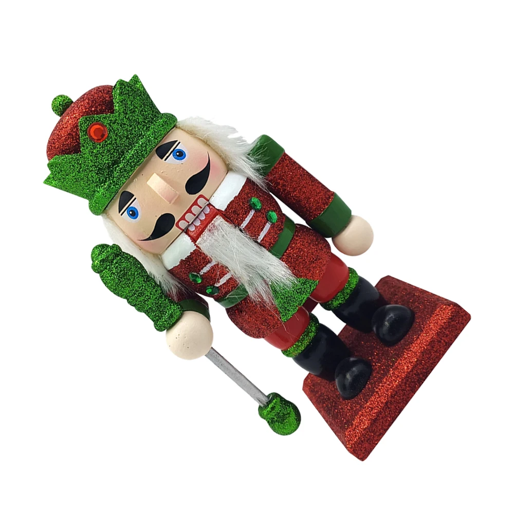 

Nutcracker Soldier Ornament Christmas Ornaments Wooden Decoration Ornamental Figure