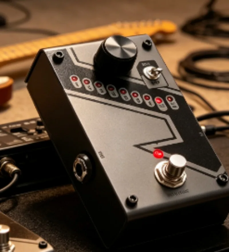 Black Limited Polyphonic Drop Tune Guitar Pedal, Pitch Shifting Effect Tool