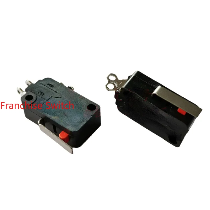 

10PCS Large Microswitch Pin 3 With Short Handle And Current 16A Limit Travel Switch Wiring Hole Red Dot.